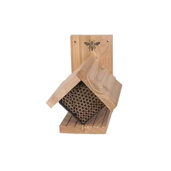 Woodlink Diamond Mason Bee House with Refillable Nest Tubes