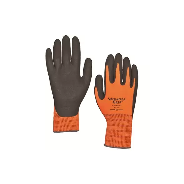 Wonder Grip Glove Nitrile Palm XL Hi Vis Orange