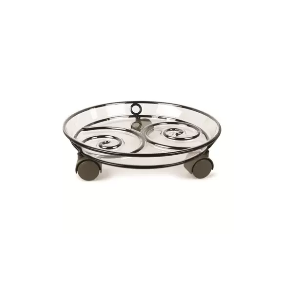Plastec 12" Spiral Caddy Black