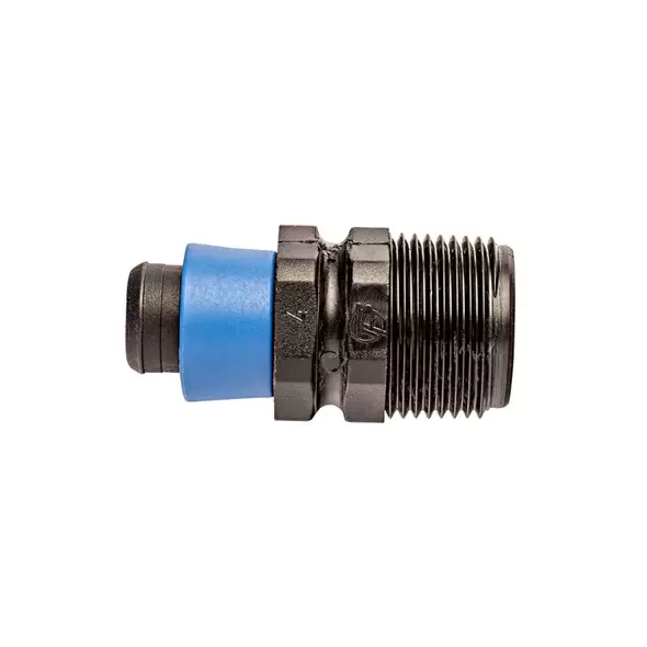 NET SPACE IT 3/4IN MIPT MALE ADAPTOR W/RING