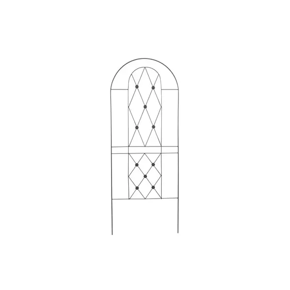 AGW Button Tall Trellis Black