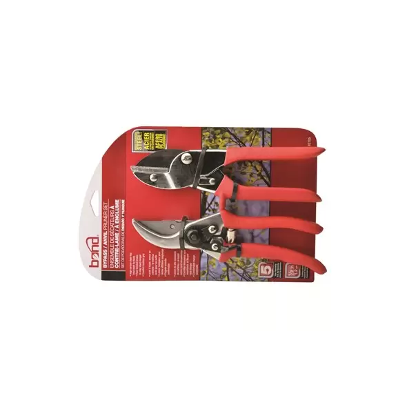 Bond 2pc 8" Bypass Anvil Pruner Set