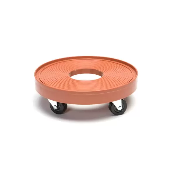 Devault 12" Plant Dolly with Hole Terra Cotta