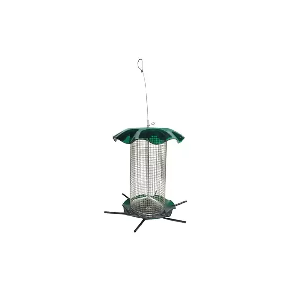 Friends of Flight 11" 3qt Seed Acrylic Feeder Green