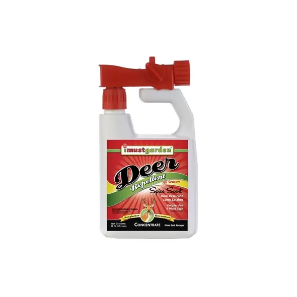 IMG 32oz Deer Repellent All Season Hose End Spice Scent Ready to Spray