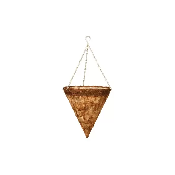 Braun 14" Cone Leaf Planter w/ Chain