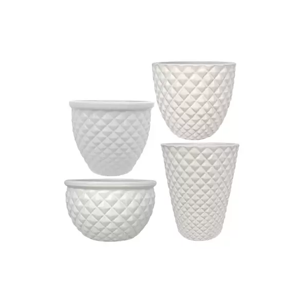 MCarr 26pc Diamond Planter Pallet White