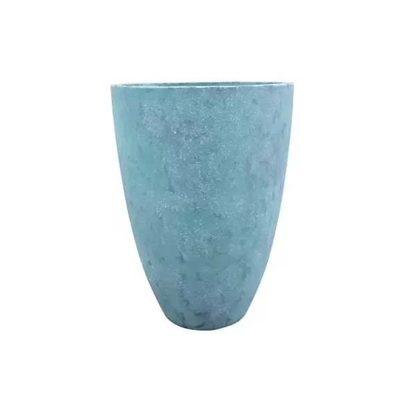 MCarr 16pc Light Cement Round Planter Pallet Caribbean