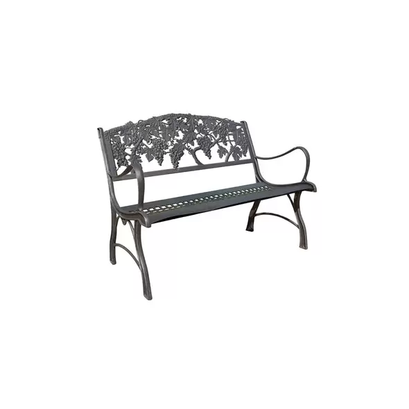 Painted Sky Loveseat Grapes Iron