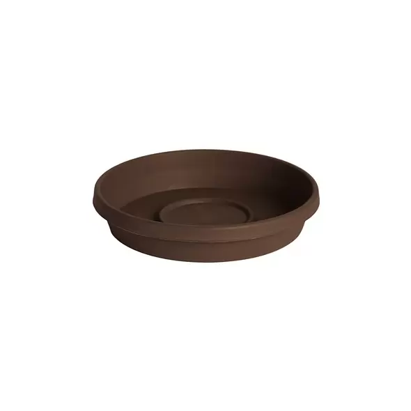 Bloem 10" Terra Saucer Chocolate