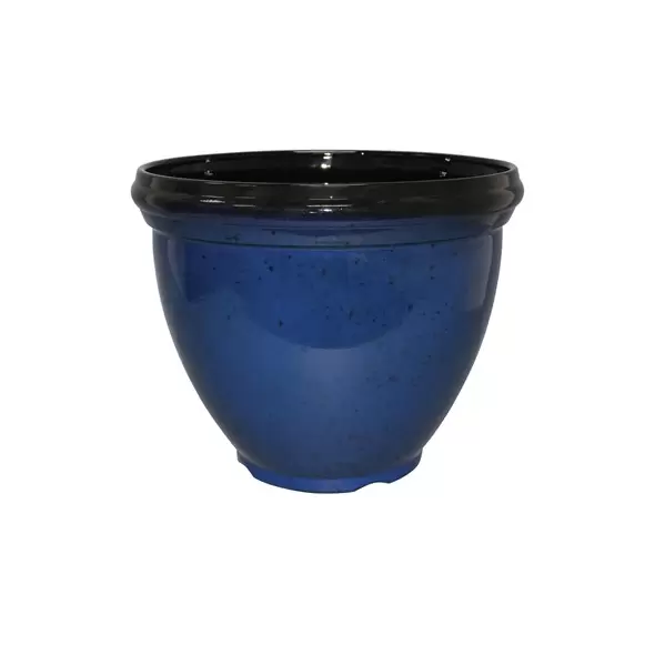 Southern Patio 15" HDR Heritage Planter Monaco Blue