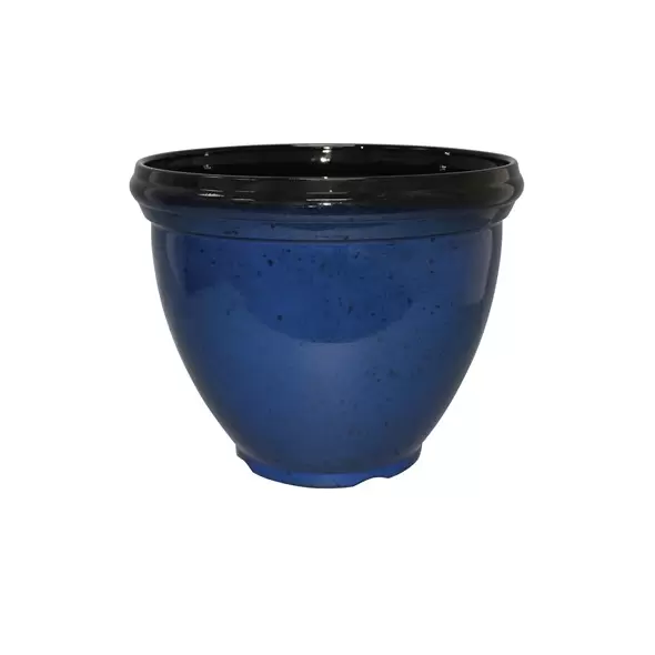 Southern Patio 18" HDR Heritage Planter Monaco Blue