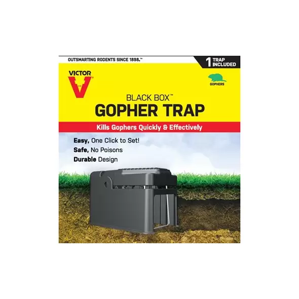 Victor Black Box Gopher Trap Pedal Set