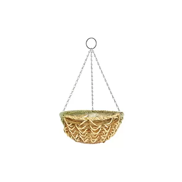 WSP 14" Banana Braid Hanging Basket