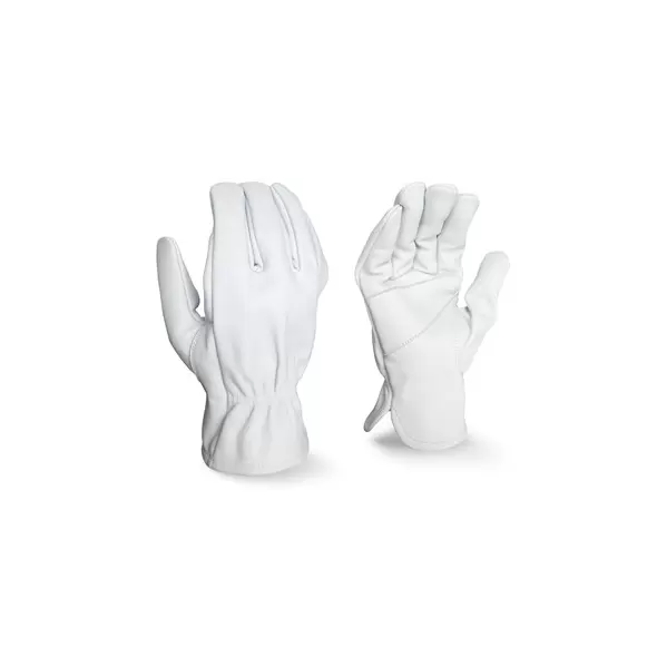 BGC Womens Goatskin Leather Driver L White