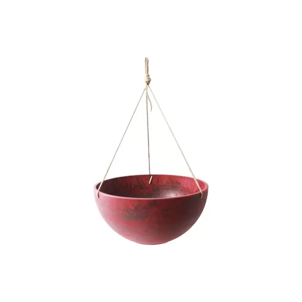 Algreen 14" Acerra Hanging Basket Red Marble