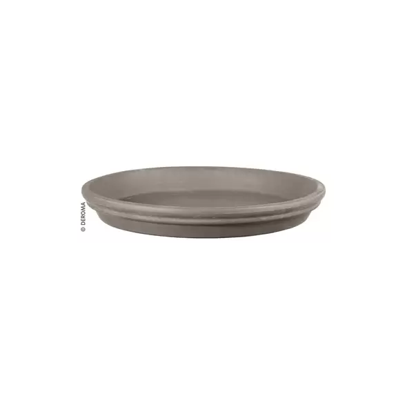 Deroma 3.5" Saucer Grafite Clay Casepack