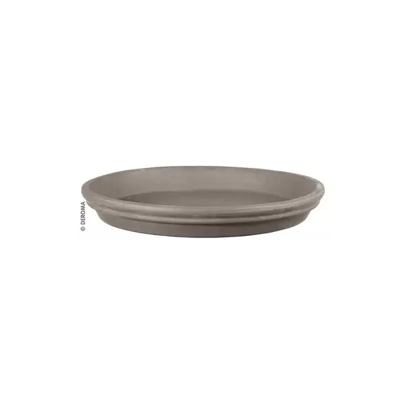Deroma 7.5" Saucer Grafite Clay Case Pack