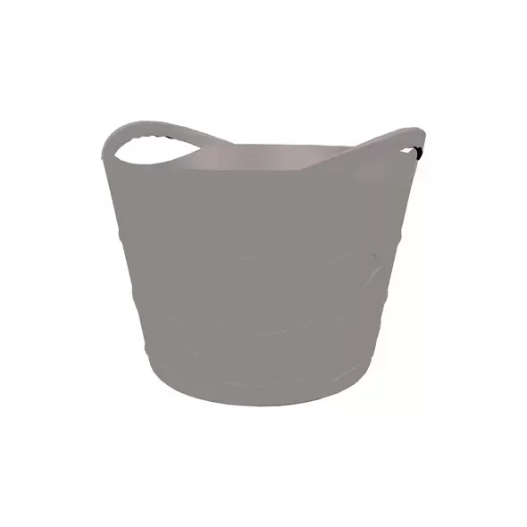 Tufftote 7gal Flexible Bucket Charcoal