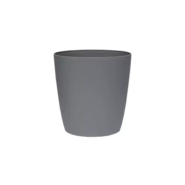 HC 16" Aria Round Planter Warm Gray