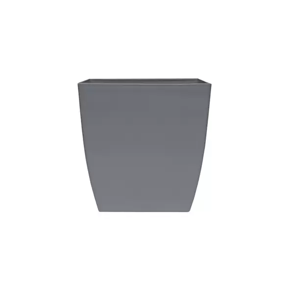 HC 10" Aria Square Planter Warm Grey