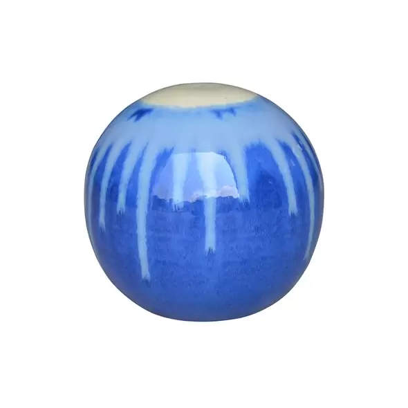 MCarr 10" Sphere Light Cream On Light Blue