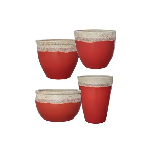 MCarr 26pc Mixed Planter Pallet Volcanic Red