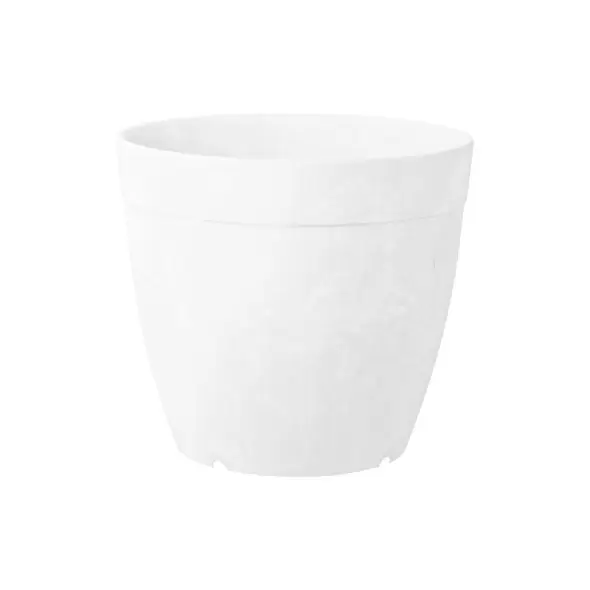 Artstone 10" Round Dolce Planter White