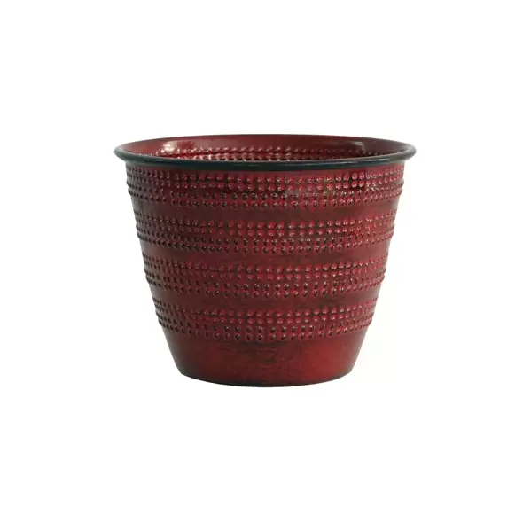 Robert Allen 6" Cobblestone Planter Sangria