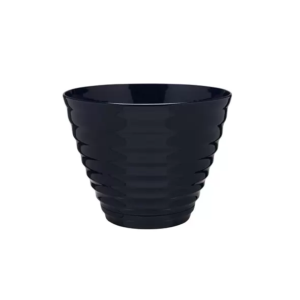 Southern Patio 16" Beehive Planter With Saucer Navy