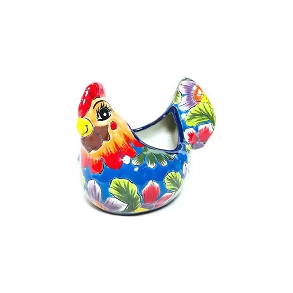 Talavera 7" Chicken Planter Assorted