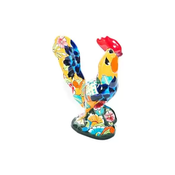 Talavera 13" Rooster Statue