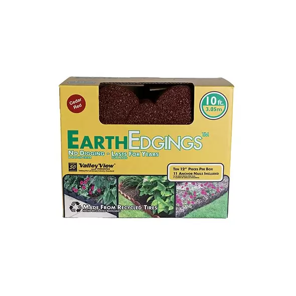 Valley View Earth Edge Rubber Edging Cedar Red