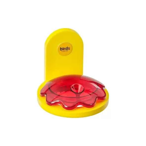 Birds Choice Window Mount Hummingbird Feeder Recycled Plastic Yellow
