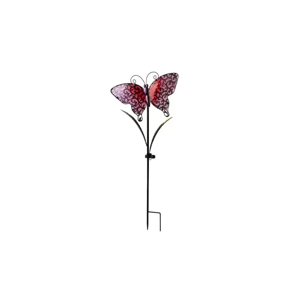 Moonrays solar lights butterfly top