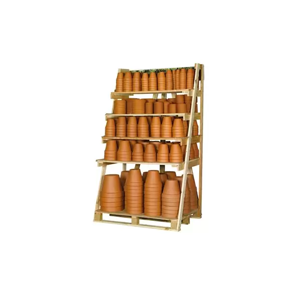 Deroma 682pc Red Clay Mix Standards & Saucers Display