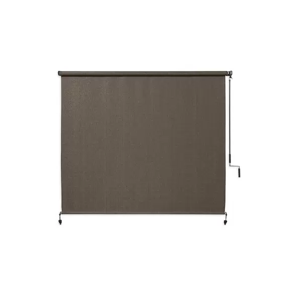 Coolaroo 6'x6' Exterior Roll Shade Mocha 90% Shade
