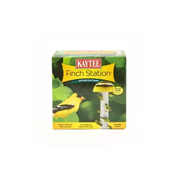 Kaytee Finch Station Soft Mesh Sock Feeder w/ 2 Socks