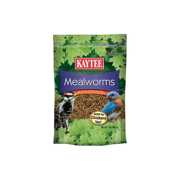 Kaytee 7oz Mealworm Food Pouch for Wild Birds