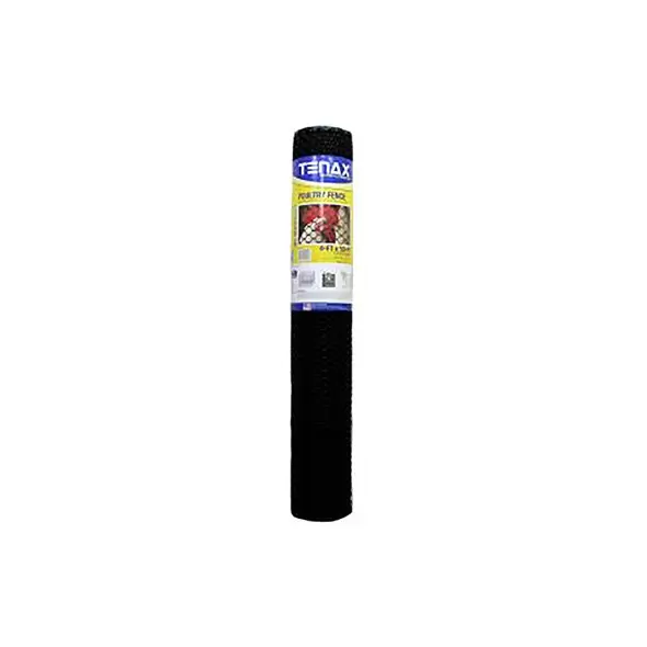 Tenax 4'x50' Poultry Fence Black