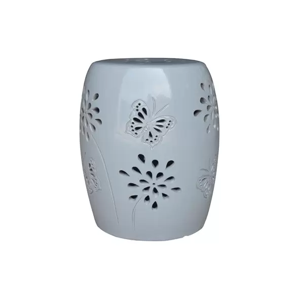 MCarr 19" Tall Butterfly Stool Dallas Gray