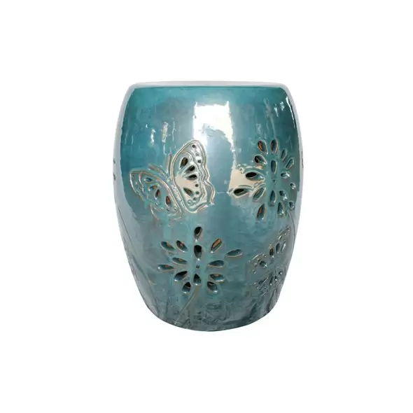 MCarr 19" Butterfly Stool Turtle Green