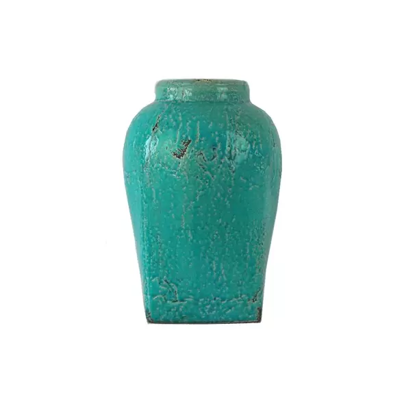 MCarr Med Round Jar Antique Teal