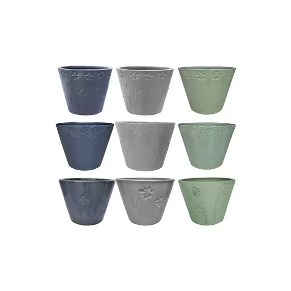 MCarr 108pc Garden Theme Planter Pallet Mixed Colors