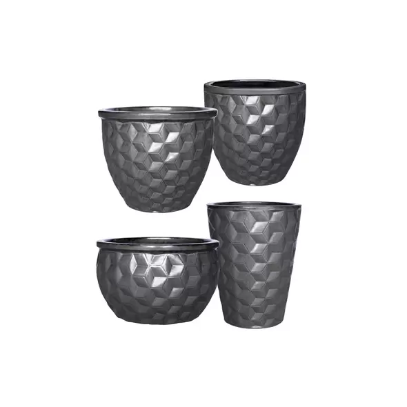 MCarr 26pc Hexagonal Planter Pallet Matte Black