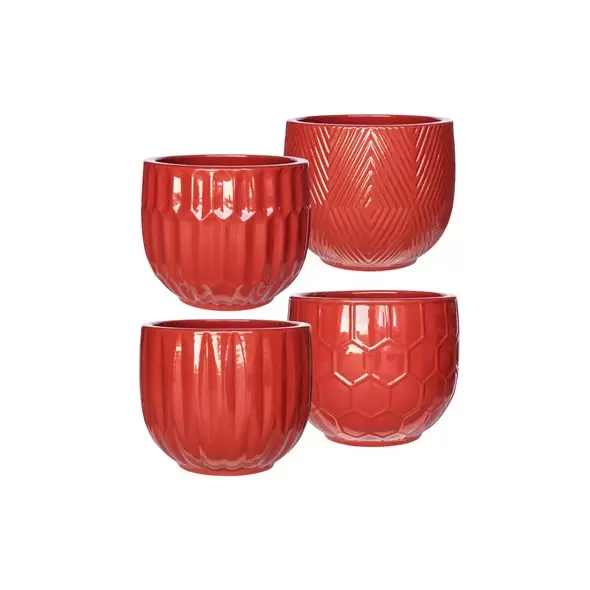 MCarr 32pc Mixed Bell Planter Pallet Red