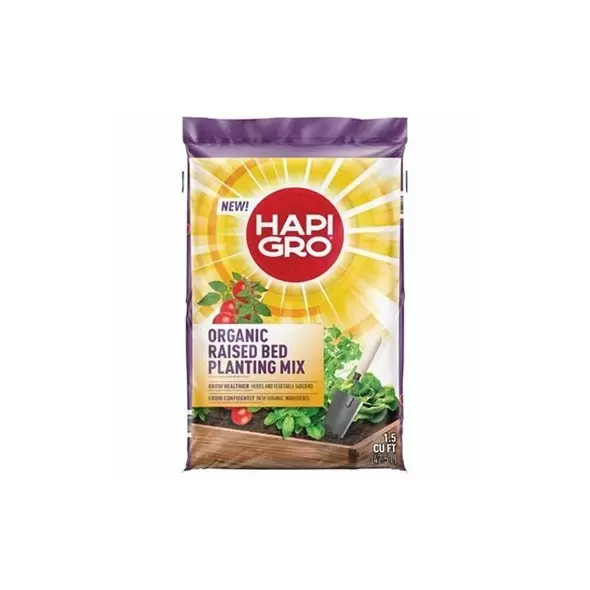 Hapi Gro 1.5cf Organic Raised Bed Mix 60/PL