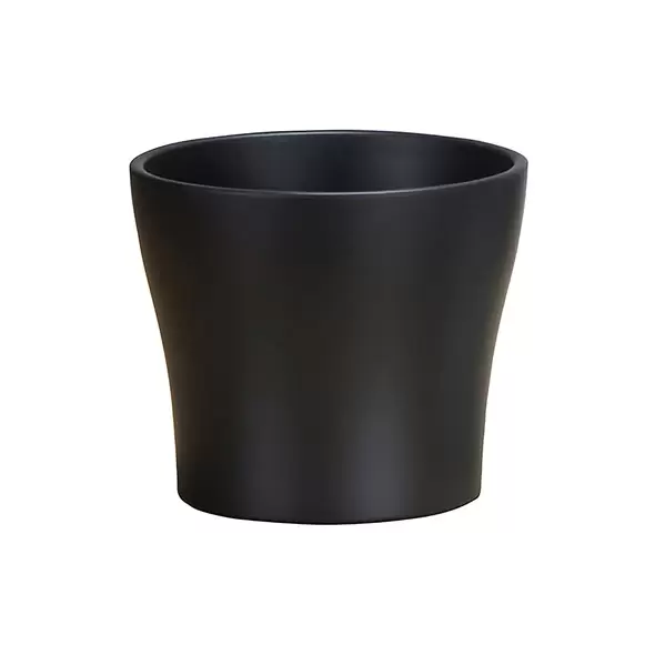 Scheurich 7.5" Anthracite Ceramic Pot 808/19 Planter
