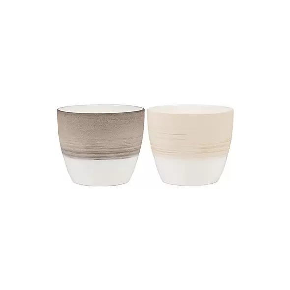 Scheurich 4.25" Espresso Cream 950/11 Planter