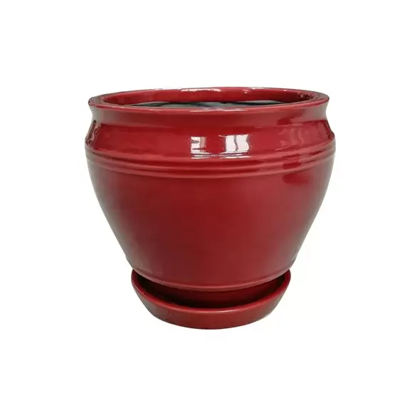 Southern Patio 6" Collins Planter Oxblood Finish